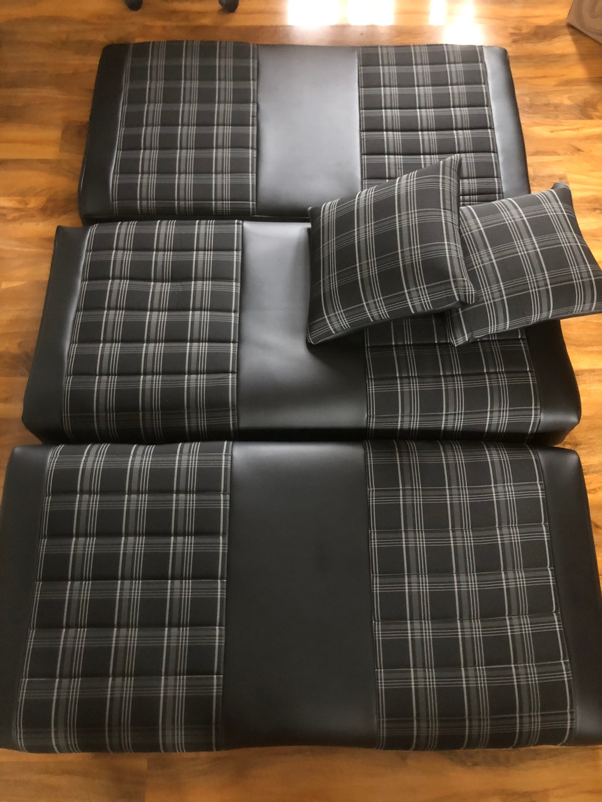 Rock & Roll Bed Covers 3/4  staple to board